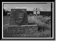 Mesa Verde National Park Main Entrance Road, Cortez, Montezuma County, CO - 6 Classic, Vintage Print