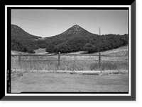 Historic Framed Print, Mesa Verde National Park Main Entrance Road, Cortez, Montezuma County, CO - 26,  17-7/8" x 21-7/8"