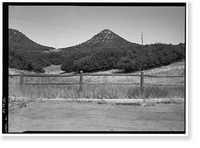 Historic Framed Print, Mesa Verde National Park Main Entrance Road, Cortez, Montezuma County, CO - 26,  17-7/8" x 21-7/8"