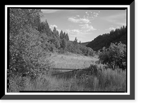 Historic Framed Print, Mesa Verde National Park Main Entrance Road, Cortez, Montezuma County, CO - 29,  17-7/8" x 21-7/8"