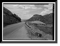 Historic Framed Print, Mesa Verde National Park Main Entrance Road, Cortez, Montezuma County, CO - 35,  17-7/8" x 21-7/8"