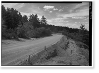 Historic Framed Print, Mesa Verde National Park Main Entrance Road, Cortez, Montezuma County, CO - 41,  17-7/8" x 21-7/8"