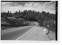 Mesa Verde National Park Main Entrance Road, Cortez, Montezuma County, CO - 48, Antique Print