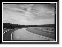 Historic Framed Print, Mesa Verde National Park Main Entrance Road, Cortez, Montezuma County, CO - 50,  17-7/8" x 21-7/8"