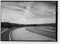 Historic Framed Print, Mesa Verde National Park Main Entrance Road, Cortez, Montezuma County, CO - 50,  17-7/8" x 21-7/8"