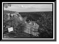 Historic Framed Print, Mesa Verde National Park Main Entrance Road, Cortez, Montezuma County, CO - 64,  17-7/8" x 21-7/8"