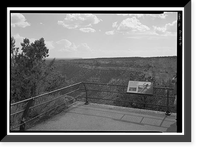 Historic Framed Print, Mesa Verde National Park Main Entrance Road, Cortez, Montezuma County, CO - 71,  17-7/8" x 21-7/8"