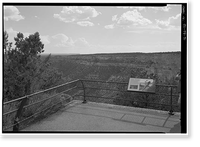 Historic Framed Print, Mesa Verde National Park Main Entrance Road, Cortez, Montezuma County, CO - 71,  17-7/8" x 21-7/8"
