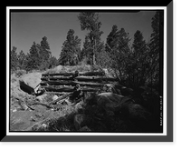 Snake River Ditch, Headgate on north bank of Snake River, Dillon vicinity, Summit County, CO - 5, Vintage Print