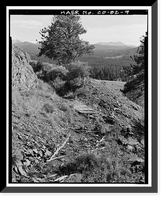 Snake River Ditch, Headgate on north bank of Snake River, Dillon vicinity, Summit County, CO - 9 Classic, Vintage Print