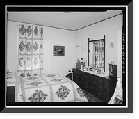 Historic Framed Print, Beierle Farm, House, Hudson Road & Ninety-sixth Avenue, Denver, Denver County, CO - 8,  17-7/8" x 21-7/8"
