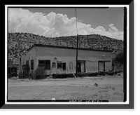 Vanadium Corporation of America (VCA) Naturita Mill, Mill Warehouse, 3 miles Northwest of Naturita, between Highway 141, Naturita vicinity, Montrose County, CO, Vintage Print