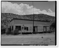 Vanadium Corporation of America (VCA) Naturita Mill, Mill Warehouse, 3 miles Northwest of Naturita, between Highway 141, Naturita vicinity, Montrose County, CO, Vintage Print