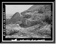 Bluebird Dam, Rock Cabin, On Ouzel Creek 7 miles west of Allenspark, Allenspark vicinity, Boulder County, CO, Historic Reproduction