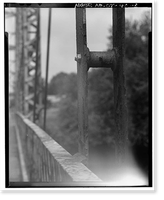 Historic Framed Print, Tariffville Road Bridge, Spanning Farmington River on Tariffville Road (Con, Simsbury, Hartford County, CT - 8,  17-7/8" x 21-7/8"
