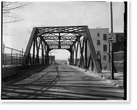 Walnut Street Railroad Bridge, Walnut Street over AMTRAK, Hartford, Hartford County, CT - 3, Vintage Print