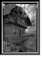 Historic Framed Print, Mark Twain House, Carriage House, 351 Farmington Avenue, Hartford, Hartford County, CT - 7,  17-7/8" x 21-7/8"