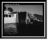Hurricane Gate Structure 4, Herbert Hoover Dike on Lake Okeechobee, Belle Glade, Palm Beach County, FL - 6, Vintage Print
