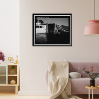 Hurricane Gate Structure 4, Herbert Hoover Dike on Lake Okeechobee, Belle Glade, Palm Beach County, FL - 6, Vintage Print