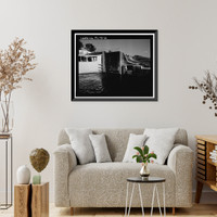 Hurricane Gate Structure 4, Herbert Hoover Dike on Lake Okeechobee, Belle Glade, Palm Beach County, FL - 6, Vintage Print