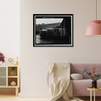 Hurricane Gate Structure 3, Herbert Hoover Dike on Lake Okeechobee, Belle Glade, Palm Beach County, FL - 6, Vintage Wall Art