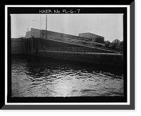 Hurricane Gate Structure 3, Herbert Hoover Dike on Lake Okeechobee, Belle Glade, Palm Beach County, FL - 7 Classic, Vintage Wall Art
