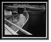 Hurricane Gate Structure 3, Herbert Hoover Dike on Lake Okeechobee, Belle Glade, Palm Beach County, FL - 10 Classic, Vintage Wall Art
