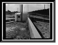 Hurricane Gate Structure 5, Herbert Hoover Dike on Lake Okeechobee, Belle Glade, Palm Beach County, FL - 2, Antique Print