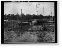 Hurricane Gate Structure 5, Herbert Hoover Dike on Lake Okeechobee, Belle Glade, Palm Beach County, FL - 3, Historic Print