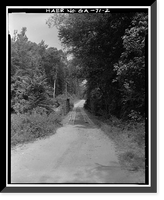 Butts County Road 230 Bridge, Spanning Indian Creek on County Road 230, Jenkinsburg vicinity, Butts County, GA - 2, Antique Print