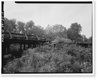 Historic Framed Print, Georgia DOT Bridge No. 145/01427/F/00050E, Spanning Long Cane Creek at County Road 29, West Point vicinity, Harris County, GA,  17-7/8" x 21-7/8"