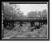 Georgia DOT Bridge No. 145/01427/F/00050E, Spanning Long Cane Creek at County Road 29, West Point vicinity, Harris County, GA - 2 Classic, Vintage Wall Art