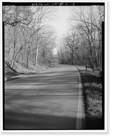 Historic Framed Print, McFarland Gap Road, Culvert, Fort Oglethorpe, Walker County, GA - 4,  17-7/8" x 21-7/8"