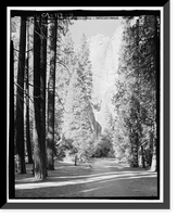 Historic Framed Print, Yosemite National Park Roads & Bridges, Yosemite Village, Mariposa County, CA - 11,  17-7/8" x 21-7/8"