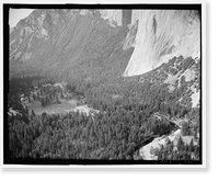 Yosemite National Park Roads & Bridges, Yosemite Village, Mariposa County, CA - 20, Vintage Poster