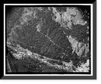 Yosemite National Park Roads & Bridges, Yosemite Village, Mariposa County, CA - 34, Antique Print
