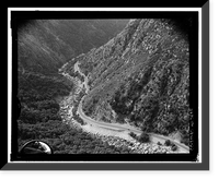 Historic Framed Print, Yosemite National Park Roads & Bridges, Yosemite Village, Mariposa County, CA - 35,  17-7/8" x 21-7/8"