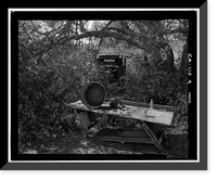 Historic Framed Print, Wall Street Gold Mill, Twentynine Palms vicinity, San Bernardino County, CA - 4,  17-7/8" x 21-7/8"