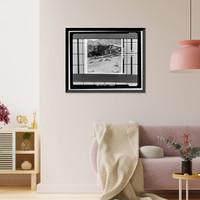 Historic Framed Print, Wall Street Gold Mill, Twentynine Palms vicinity, San Bernardino County, CA - 30,  17-7/8" x 21-7/8"