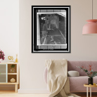 Historic Framed Print, Wall Street Gold Mill, Twentynine Palms vicinity, San Bernardino County, CA - 35,  17-7/8" x 21-7/8"
