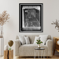 Historic Framed Print, Wall Street Gold Mill, Twentynine Palms vicinity, San Bernardino County, CA - 35,  17-7/8" x 21-7/8"