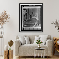 Historic Framed Print, Wall Street Gold Mill, Twentynine Palms vicinity, San Bernardino County, CA - 36,  17-7/8" x 21-7/8"