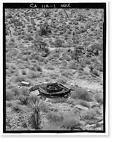 Pinto Wye Arrastra, Twentynine Palms vicinity, San Bernardino County, CA, Antique Poster