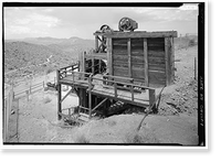 Historic Framed Print, Lost Horse Gold Mill, Twentynine Palms vicinity, San Bernardino County, CA - 9,  17-7/8" x 21-7/8"