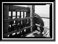 Historic Framed Print, Lost Horse Gold Mill, Twentynine Palms vicinity, San Bernardino County, CA - 10,  17-7/8" x 21-7/8"