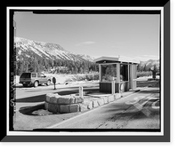 Historic Framed Print, Tioga Road, Between Crane Flat & Tioga Pass, Yosemite Village, Mariposa County, CA - 8,  17-7/8" x 21-7/8"