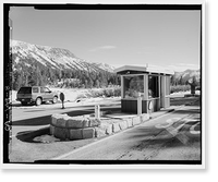 Historic Framed Print, Tioga Road, Between Crane Flat & Tioga Pass, Yosemite Village, Mariposa County, CA - 8,  17-7/8" x 21-7/8"
