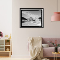 Historic Framed Print, Tioga Road, Between Crane Flat & Tioga Pass, Yosemite Village, Mariposa County, CA - 10,  17-7/8" x 21-7/8"
