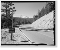 Historic Framed Print, Tioga Road, Between Crane Flat & Tioga Pass, Yosemite Village, Mariposa County, CA - 14,  17-7/8" x 21-7/8"