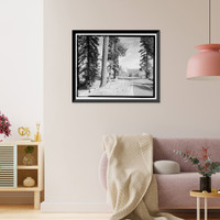 Glacier Point Road, Between Chinquapin Flat & Glacier Point, Yosemite Village, Mariposa County, CA - 2 Classic, Vintage Wall Art